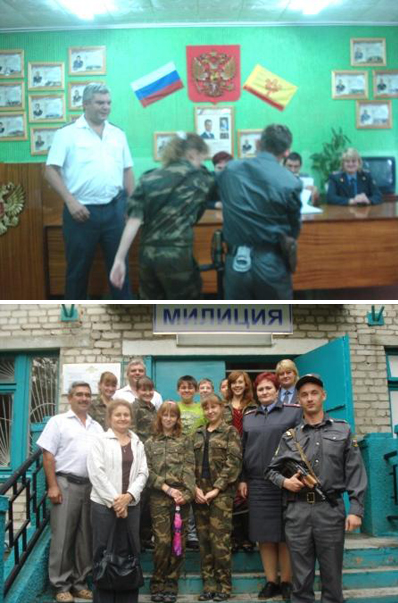 Кому не хотелось встать в ряды с бравыми блюстителями порядка? А шумерлинским кадетам повезло!